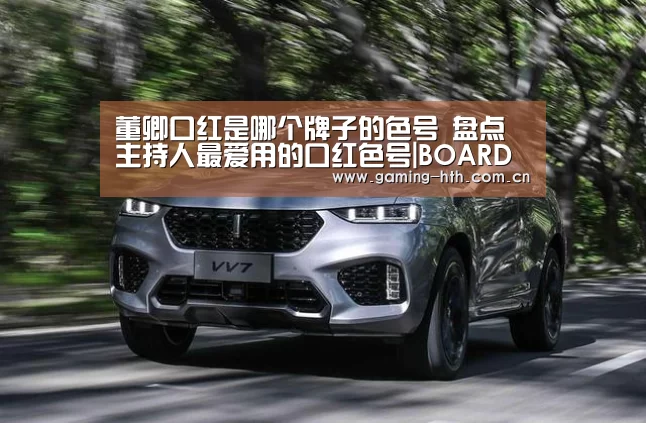 董卿口红是哪个牌子的色号 盘点主持人最爱